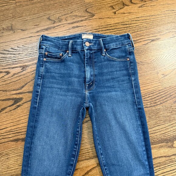 MOTHER The Looker Ankle Fray Jeans in Home Movies Size 26 - Picture 3 of 9